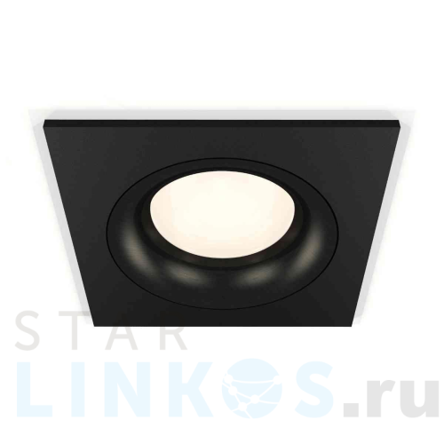 Купить с доставкой Комплект встраиваемого светильника Ambrella light Techno Spot XC7632002 SBK/PBK черный песок/черный полированный (C7632, N7011) в Туле