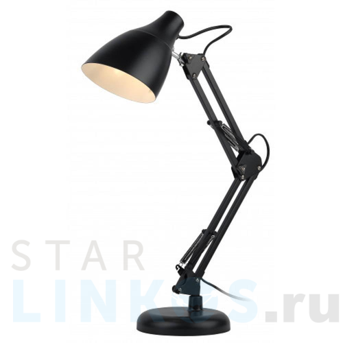 Купить с доставкой Настольная лампа офисная Эра N-123-Е27-40W-BK Б0047197 в Туле