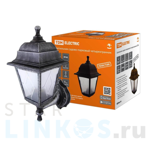 Купить с доставкой Уличный настенный светильник TDM Electric НБУ 04-60-001 SQ0330-0794 в Туле