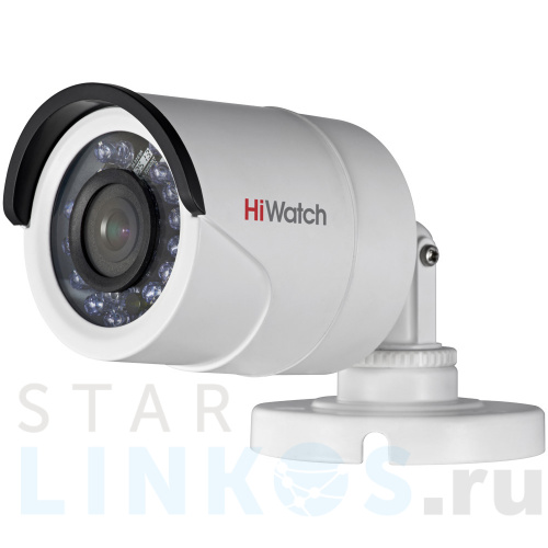 Купить с доставкой Компактная FullHD цилиндрическая TVI-камера HiWatch DS-T200 с ИК-подсветкой в Туле