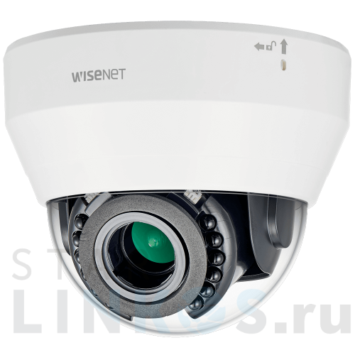 Купить с доставкой IP камера Wisenet LND-6070R с WDR 120 дБ, вариообъективом, ИК-подсветкой в Туле фото 2