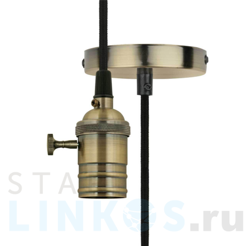 Купить с доставкой Подвесной светильник Uniel DLC-V-S24K/E27 TS/1M/BL Bronze UL-00004500 в Туле