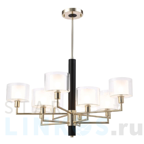 Купить с доставкой Потолочная люстра Crystal Lux MAESTRO SP-PL5+5 GOLD в Туле