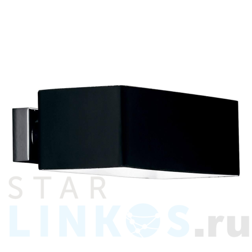 Купить с доставкой Настенный светильник Ideal Lux Box AP2 Nero 009513 в Туле