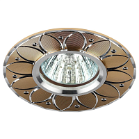Купить Встраиваемый светильник ЭРА Алюминиевый KL42 SL/GD Б0003848 в Туле