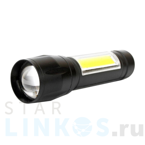 Купить с доставкой Ручной светодиодный фонарь Ultraflash Accu Profi аккумуляторный 93х23 90 лм E1337 14269 в Туле