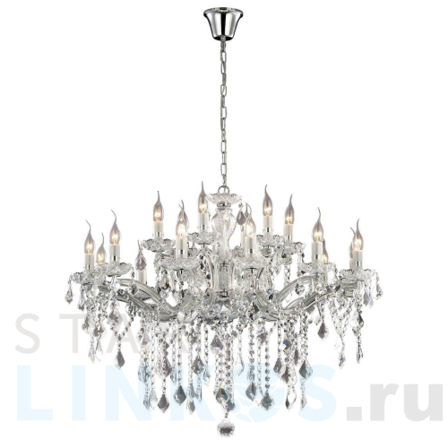 Купить с доставкой Подвесная люстра Ideal Lux Florian SP18 Cromo 075150 в Туле