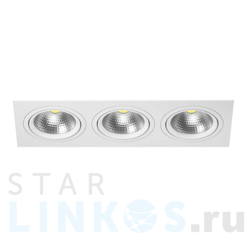 Купить с доставкой Встраиваемый светильник Lightstar Intero 111 (217836+217906+217906+217906) i836060606 в Туле