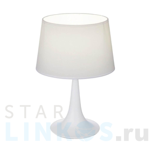 Купить с доставкой Настольная лампа Ideal Lux London TL1 Small Bianco 110530 в Туле