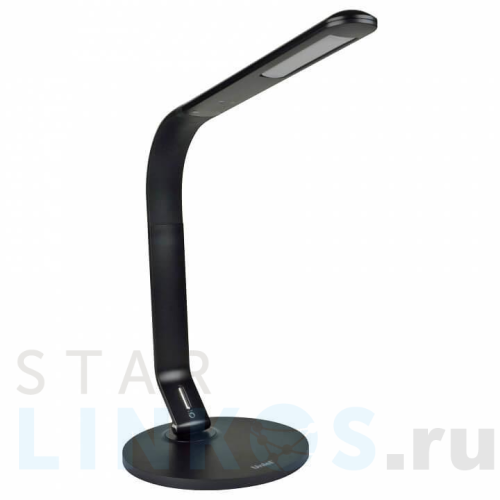 Купить с доставкой Настольная лампа Uniel TLD-555 Black/LED/500Lm/5500K/Dimmer/USB UL-00003648 в Туле