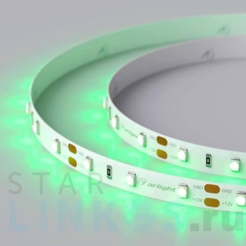 Купить с доставкой Светодиодная лента Arlight 4,8W/m 60LED/m 2835SMD зеленый 5M 010520(2) в Туле