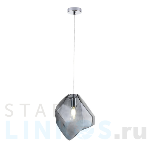 Купить с доставкой Подвесной светильник Crystal Lux NUESTRO SP1 CHROME/SMOKE в Туле