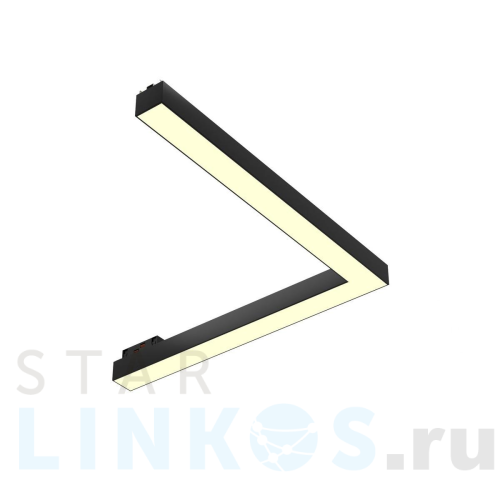 Купить с доставкой Трековый светодиодный светильник 6063 TrackLine Fold Angle (ral9005/400mm/400mm/LT70 — 3K/24W/120deg) 0625206 в Туле
