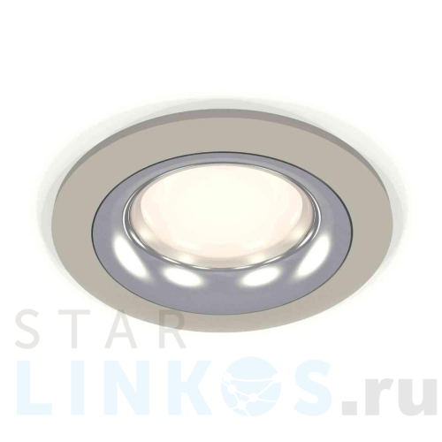 Купить с доставкой Комплект встраиваемого светильника Ambrella light Techno Spot XC7623003 SGR/PSL серый песок/серебро полированное (C7623, N7012) в Туле