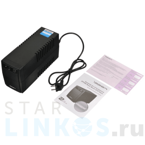 Купить с доставкой Линейно-интерактивный ИБП Ippon BACK BASIC 650 Euro в Туле фото 4
