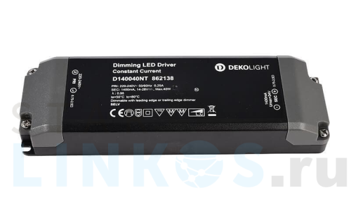 Купить с доставкой Драйвер Deko-Light D140040NT 14-28V 40W IP20 1,4A 862138 в Туле