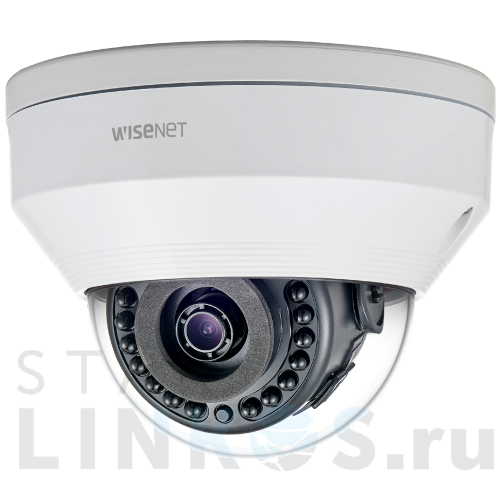 Купить с доставкой Сетевая вандалостойкая камера Wisenet LNV-6020R, WDR 120 дБ, ИК-подсветка в Туле фото 2