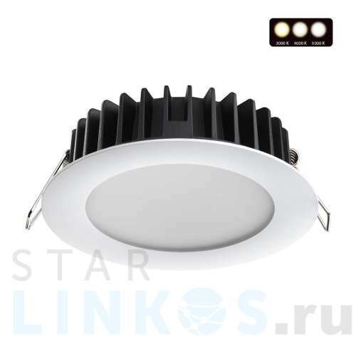 Купить с доставкой Встраиваемый светодиодный светильник Novotech Spot Lante 358952 в Туле