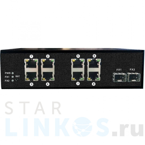 Купить с доставкой Промышленный 8-портовый PoE коммутатор OSNOVO SW-60802/IC Fast Ethernet в Туле