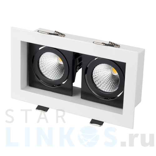 Купить с доставкой Встраиваемый светодиодный светильник Arlight CL-Kardan-S180x102-2x9W Warm 024130 в Туле