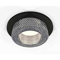 Купить Комплект встраиваемого светильника Ambrella light Techno Spot XC7622020 SBK/CL черный песок/прозрачный (C7622, N7191) в Туле