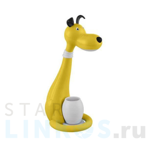 Купить с доставкой Настольная лампа Horoz Snoopy желтая 049-029-0006 HRZ00002401 в Туле