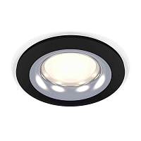 Купить Комплект встраиваемого светильника Ambrella light Techno Spot XC7622003 SBK/PSL черный песок/серебро полированное (C7622, N7012) в Туле