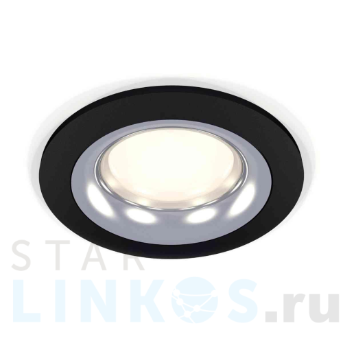 Купить с доставкой Комплект встраиваемого светильника Ambrella light Techno Spot XC7622003 SBK/PSL черный песок/серебро полированное (C7622, N7012) в Туле