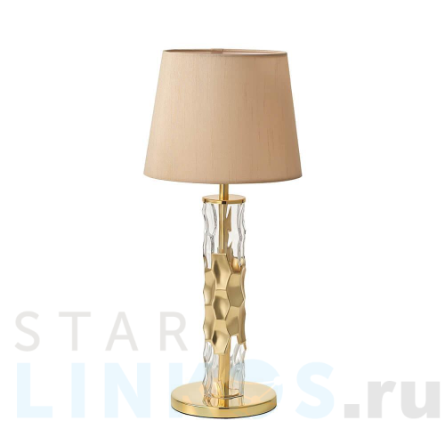 Купить с доставкой Настольная лампа Crystal Lux Primavera LG1 Gold в Туле