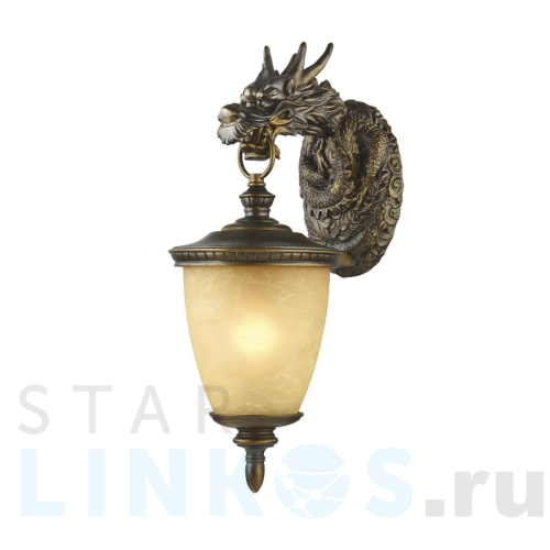 Купить с доставкой Уличный настенный светильник Favourite Dragon 1716-1W в Туле
