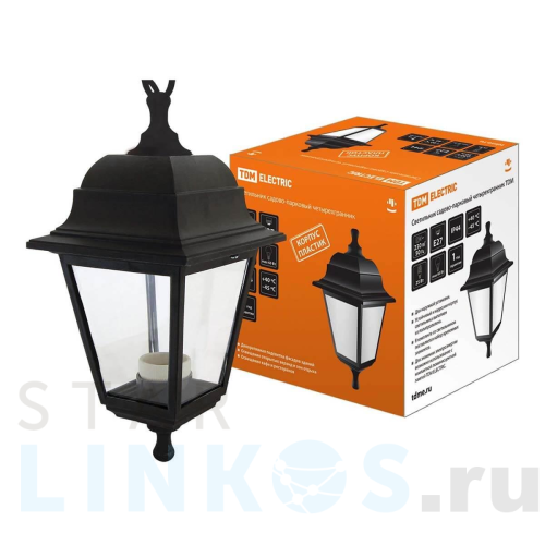 Купить с доставкой Уличный подвесной светильник TDM Electric НСУ 04-60-001 SQ0330-0706 в Туле