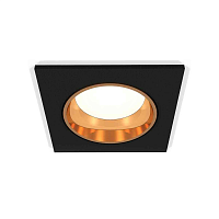 Купить Комплект встраиваемого светильника Ambrella light Techno Spot XC6521004 SBK/PYG черный песок/золото желтое полированное (C6521, N6113) в Туле