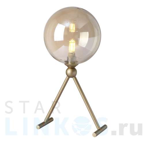 Купить с доставкой Настольная лампа Crystal Lux Francisca LG1 Gold/Cognac в Туле