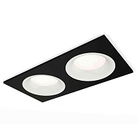 Купить Комплект встраиваемого светильника Ambrella light Techno Spot XC7636001 SBK/SWH черный песок/белый песок (C7636, N7010) в Туле