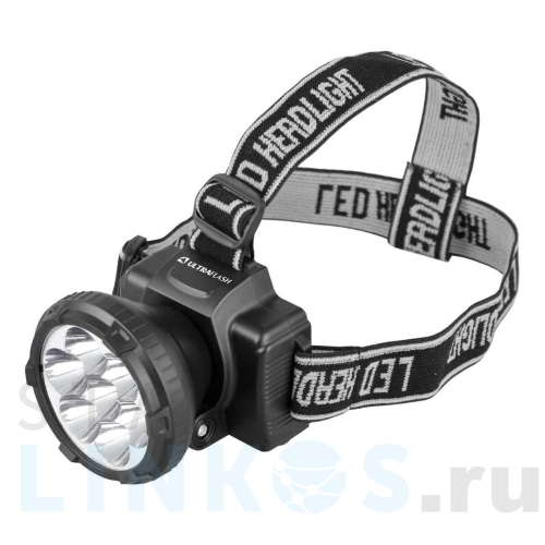 Купить с доставкой Налобный светодиодный фонарь Ultraflash Headlite аккумуляторный 90х75 30 лм LED5362 11256 в Туле