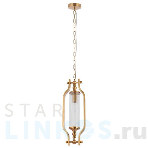 Купить с доставкой Подвесной светильник Crystal Lux Tomas SP1 Brass в Туле