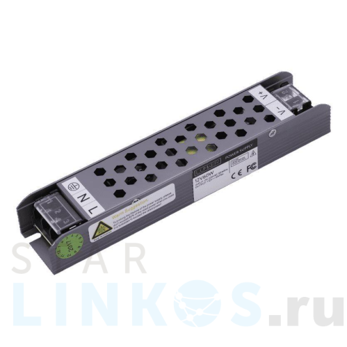 Купить с доставкой Блок питания SWG 12V 60W IP20 5A YA-60-12 002827 в Туле