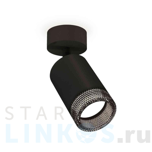 Купить с доставкой Комплект накладного светильника Ambrella light Techno Spot XM6313002 SBK/BK черный песок/тонированный (A2210, C6313, N6151) в Туле