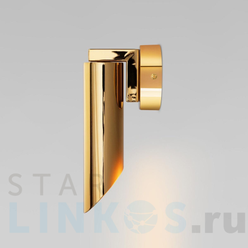 Купить с доставкой Настенный светильник Eurosvet Wing 40037/1 золото в Туле