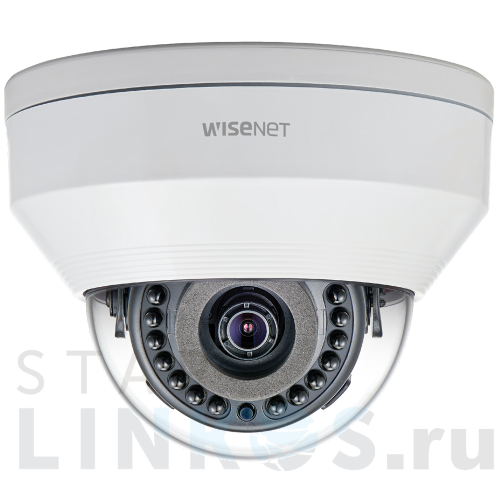 Купить с доставкой Сетевая вандалостойкая камера Wisenet LNV-6020R, WDR 120 дБ, ИК-подсветка в Туле