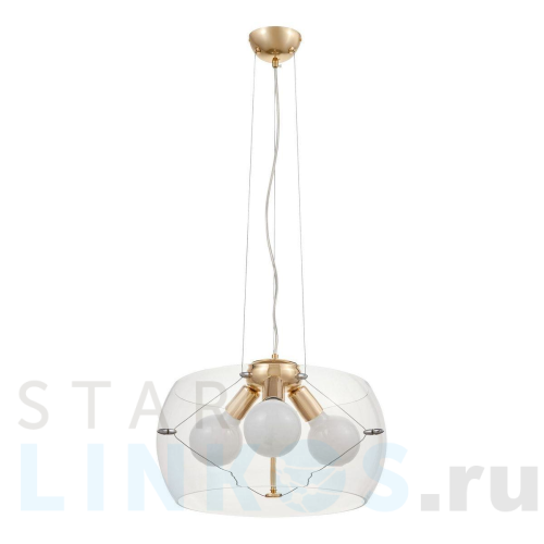 Купить с доставкой Подвесная люстра Lumina Deco Globo LDP 6018-400 PR+F.GD в Туле