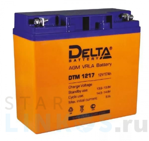 Купить с доставкой Аккумулятор Delta DTM 1217 в Туле