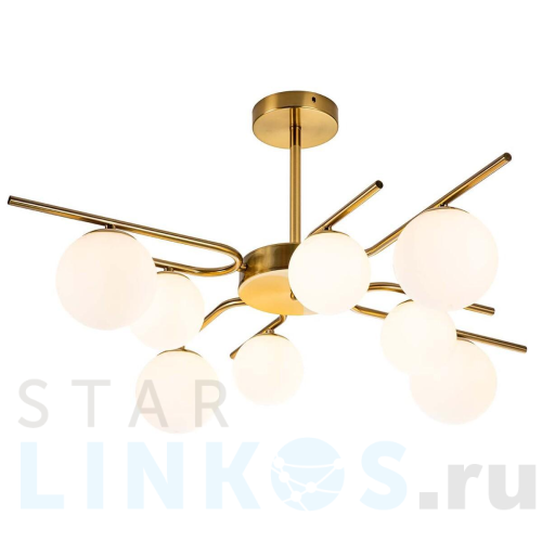 Купить с доставкой Потолочная люстра Escada Sphere 642/8P Brass в Туле