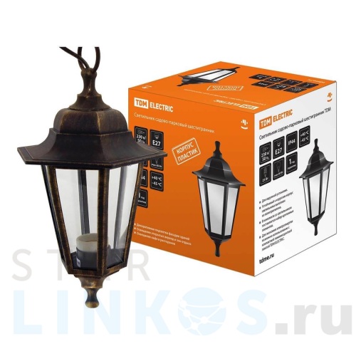 Купить с доставкой Уличный подвесной светильник TDM Electric НСУ 06-60-001 SQ0330-0713 в Туле