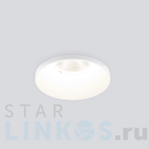 Купить с доставкой Встраиваемый светодиодный светильник Elektrostandard Nuta 25026/Led 7W 4200K WH белый a056780 в Туле