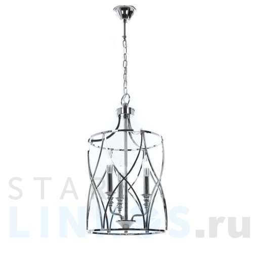 Купить с доставкой Подвесная люстра Lumina Deco Elmont LDP 1233-3 CHR в Туле