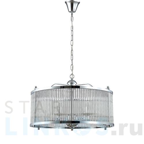 Купить с доставкой Подвесная люстра Crystal Lux Tadeo SP6 D600 Chrome/Transparente в Туле