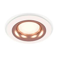 Купить Комплект встраиваемого светильника Ambrella light Techno Spot XC7621006 SWH/PPG белый песок/золото розовое полированное (C7621, N7015) в Туле