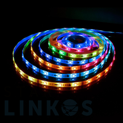 Купить с доставкой Светодиодная влагозащищенная лента Elektrostandard 7,2W/m 30LED/m 5050SMD RGB 5M a049849 в Туле