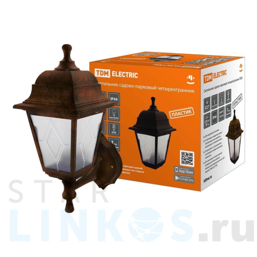 Купить с доставкой Уличный настенный светильник TDM Electric НБУ 04-60-001 SQ0330-0784 в Туле